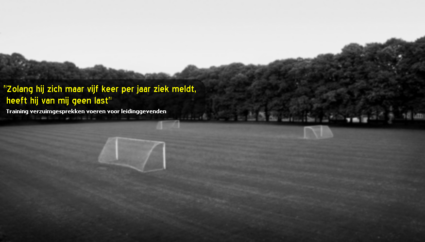 Informatie over de training verzuimgesprekken voeren voor leidinggevenden